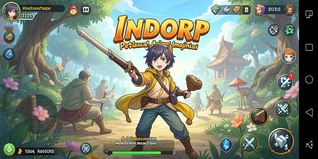 Gameplay Anime yang memukau dan penuh petualangan.