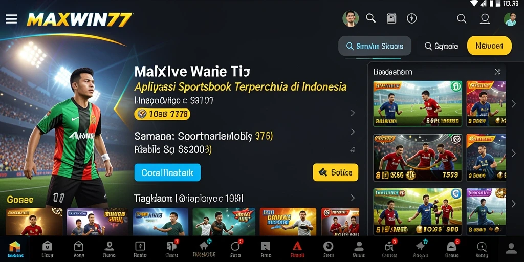Tampilan screenshot MAXWIN77 menampilkan pengalaman taruhan yang menarik dan interaktif.