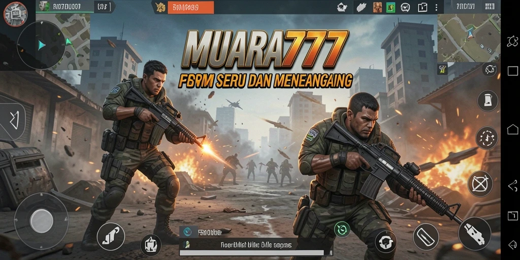 Screenshot utama MUARA777 menunjukkan aksi tembak-menembak yang mendebarkan.