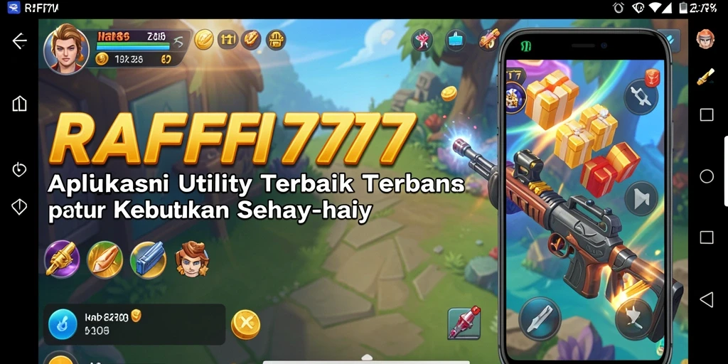 Tampilan antarmuka utama RAFFI777 dengan fitur-fitur Utility yang mengesankan.