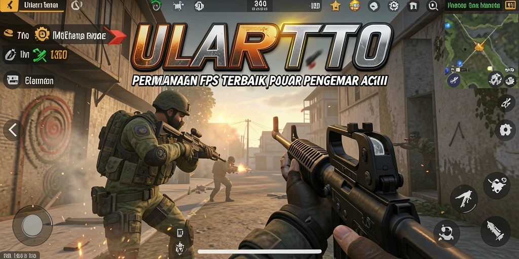 Tampilan aksi mendebarkan dari gameplay ULARTOTO.
